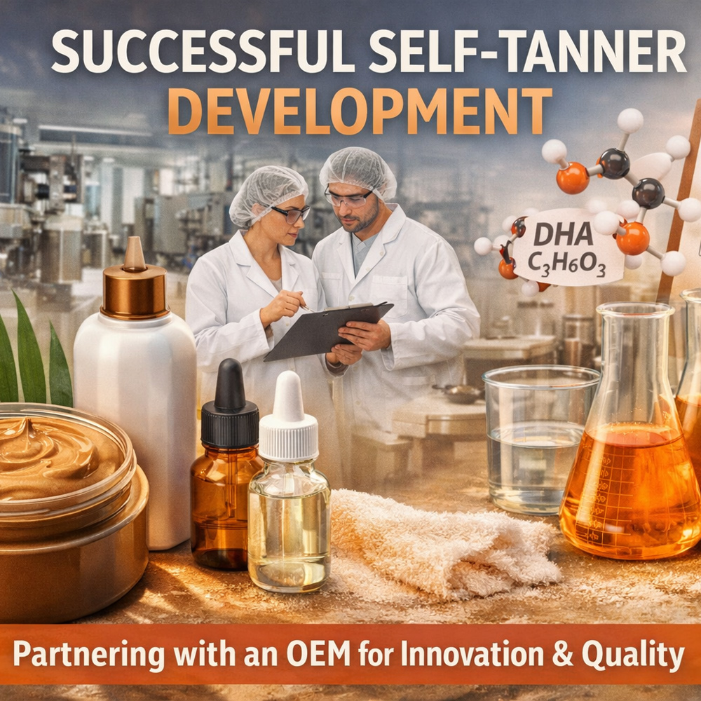 Struggling with Self-Tanner Formulation? Here's How OEM Can Help.