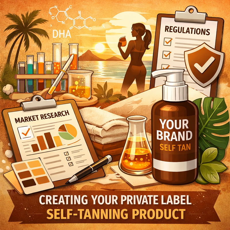 How to Develop a Private Label Self-Tanning Product from Concept to Market