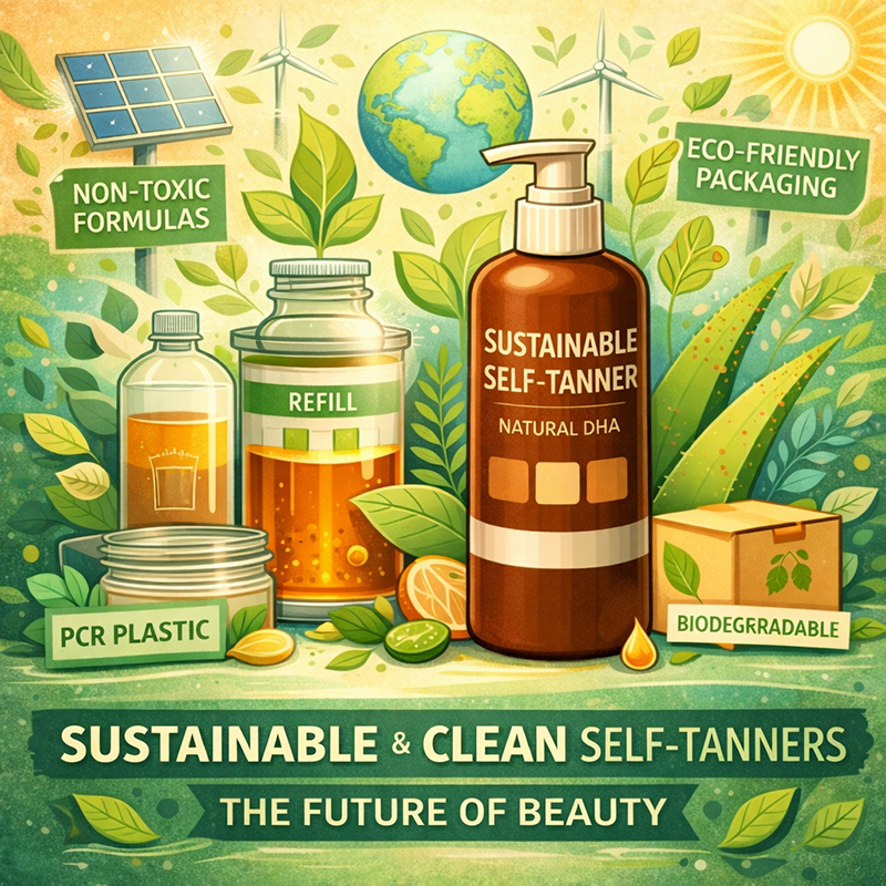 Beyond the Bottle: Sustainable and Clean Beauty Trends in Self-Tan Manufacturing