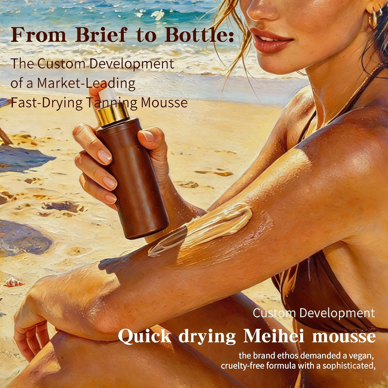 From Brief to Bottle: The Custom Development of a Market-Leading Fast-Drying Tanning Mousse