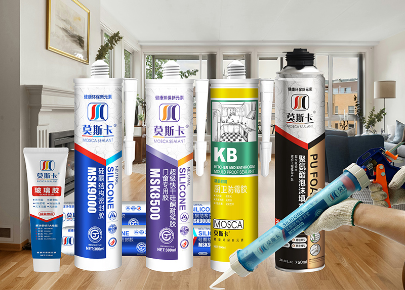 What sealant or adhesive should be used for home decoration?