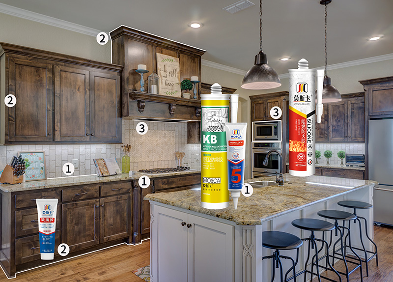 What glue should be used in the kitchen?