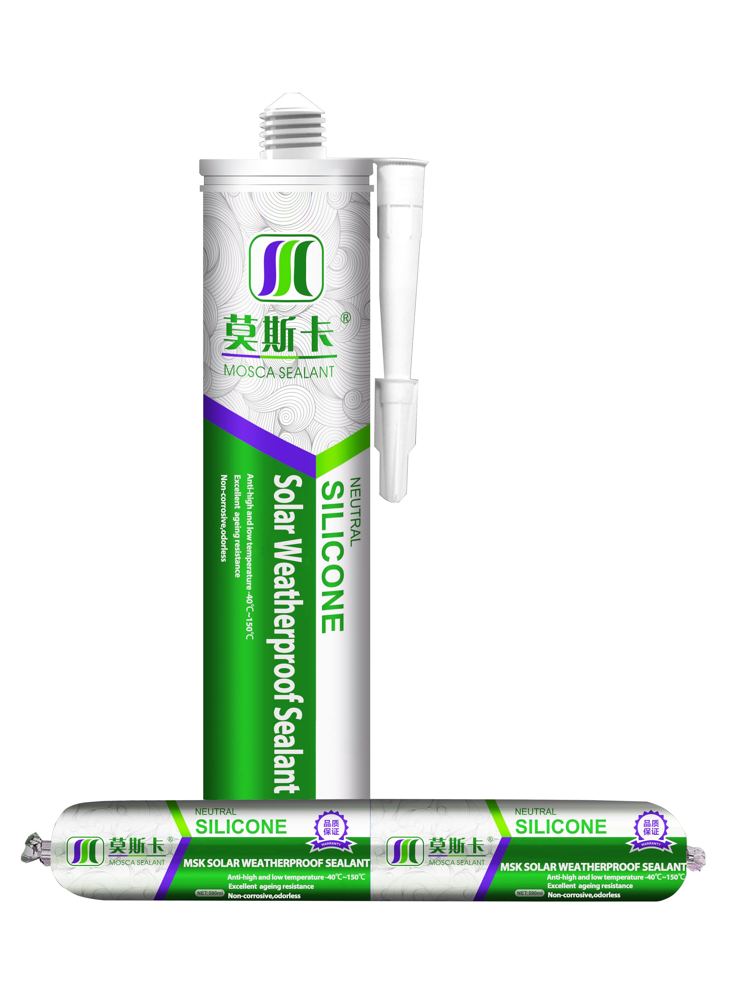 MSK Solar Weatherproof Silicone Sealant PV High Elasticity Weather resistant sealant