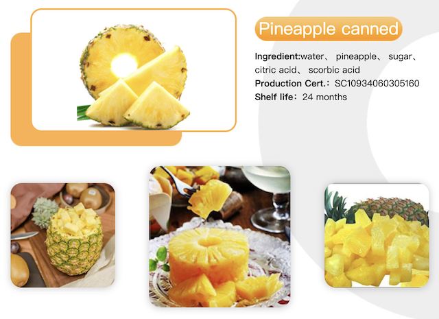 Canned Pineapple