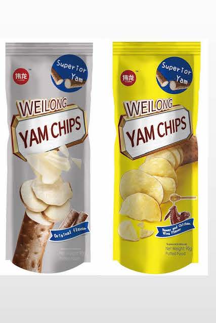 Yam chips