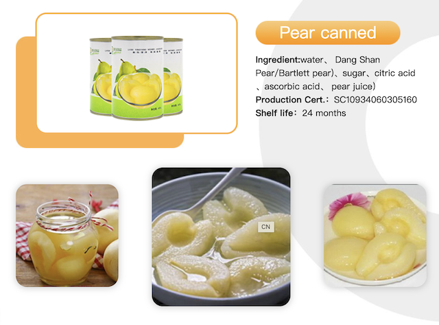 Canned Pear