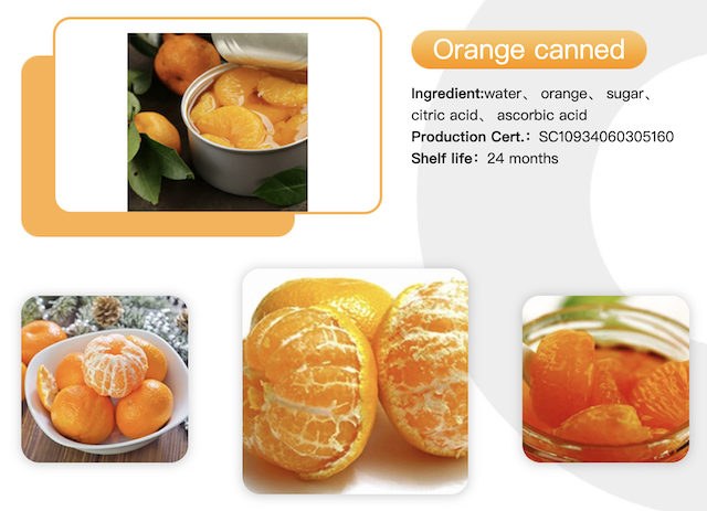 Canned Orange