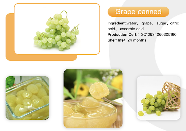 Canned Grape