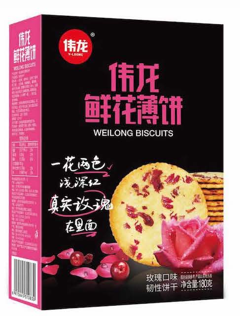 Rose flavor cracker
