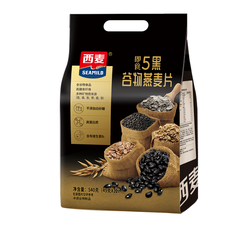 5 black grains oatmeal