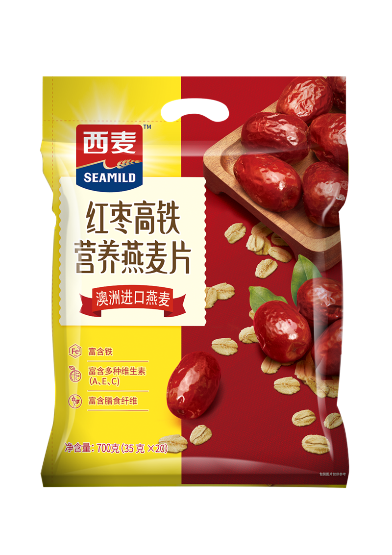 Red-date High Iron Oatmeal