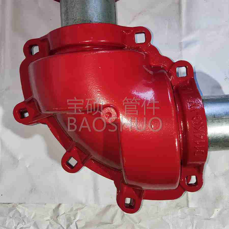 pipe Repair Clamp for Elbow 90°and grooved coupling