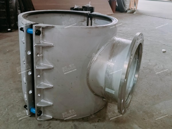 食品与饮料工业不锈法兰连接钢管漏水怎么修补，使用不锈钢抢修节维修的好处