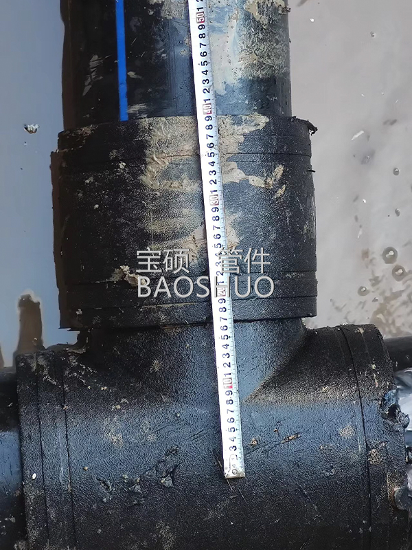 PE管三通热熔漏水，三通热熔什么原因漏水，使用抢修节维修有什么优势