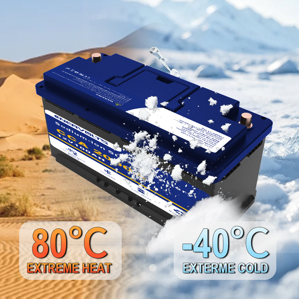CCA2000A Sodium-ion car battery for start stop-12V100AH