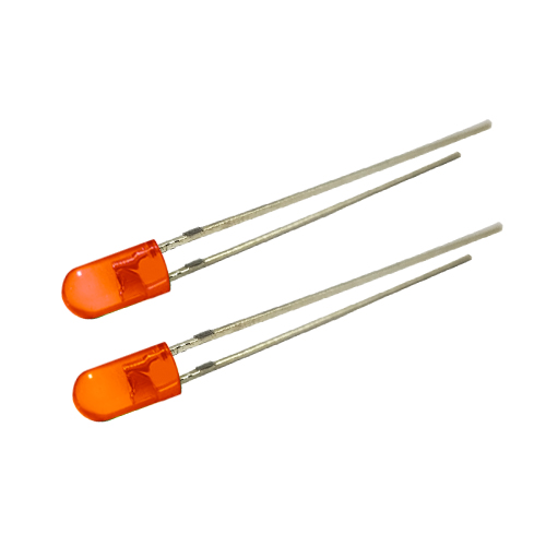 3mm borderless red transparent emitting red light