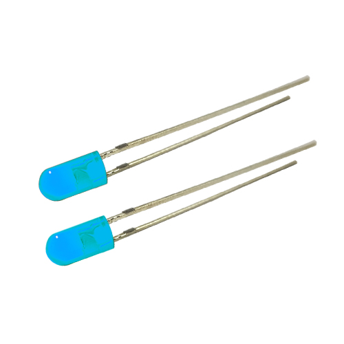 3mm borderless blue transparent emitting blue light