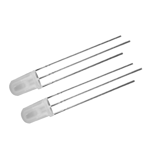 5mm borderless white fog dual color lamp