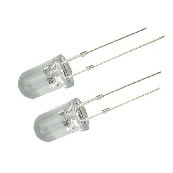 5mm round head with edge transparent gel