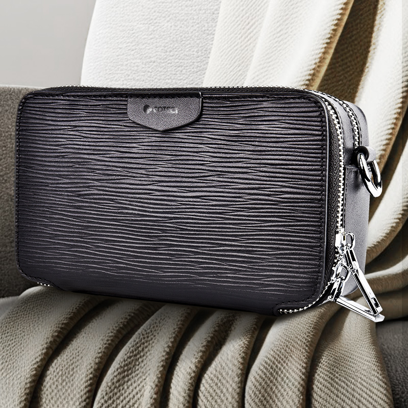 MB-054 Luxury Series (Genuine Leather) Square Satchel