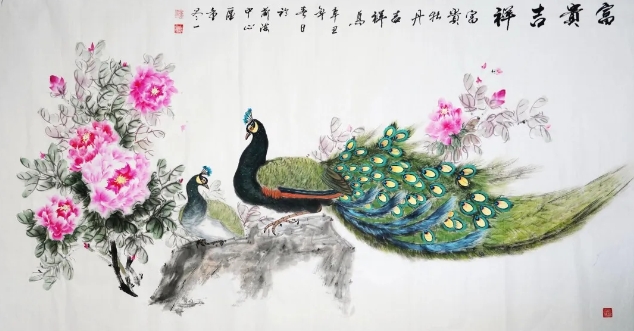 童尽一：意境见融彻 落笔牡丹生