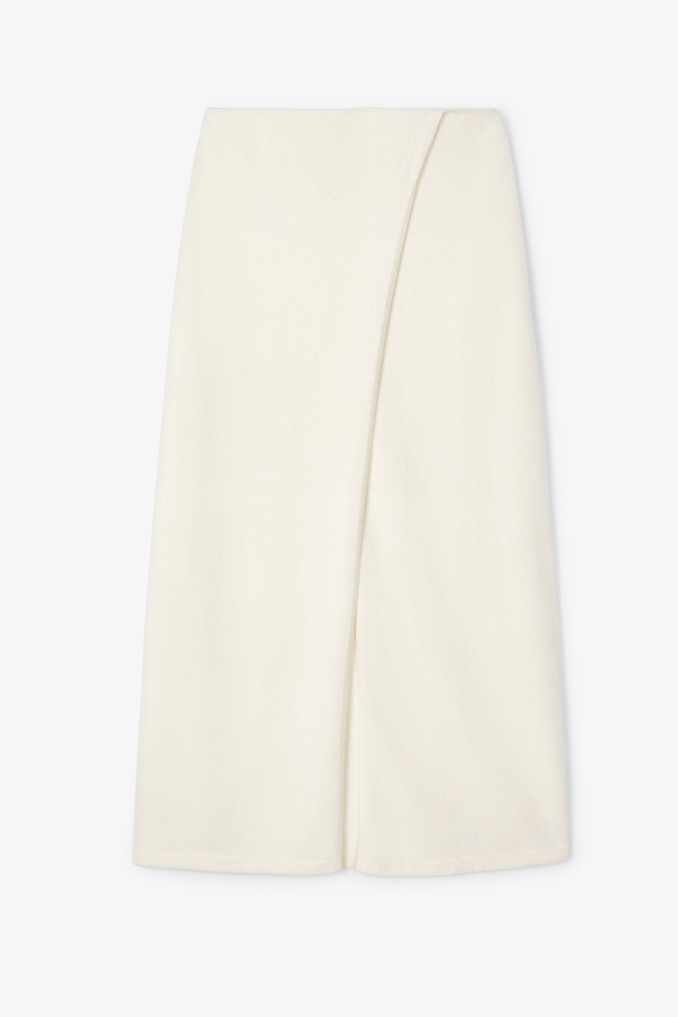 Diagonal knit long skirt - Beijing CHUNXUE International