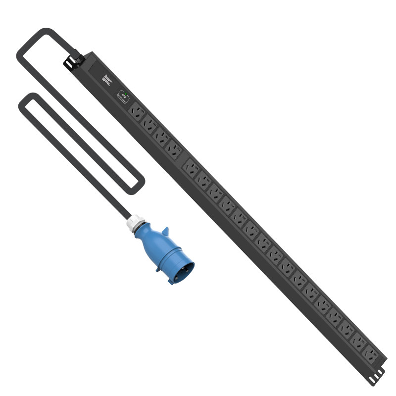 PDU机柜插座16位1U铝合金10A16A32A定制电源插座接线板排插定制