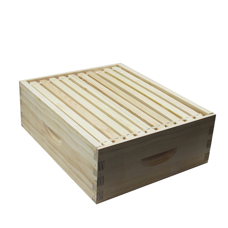 Assembled super box with frames