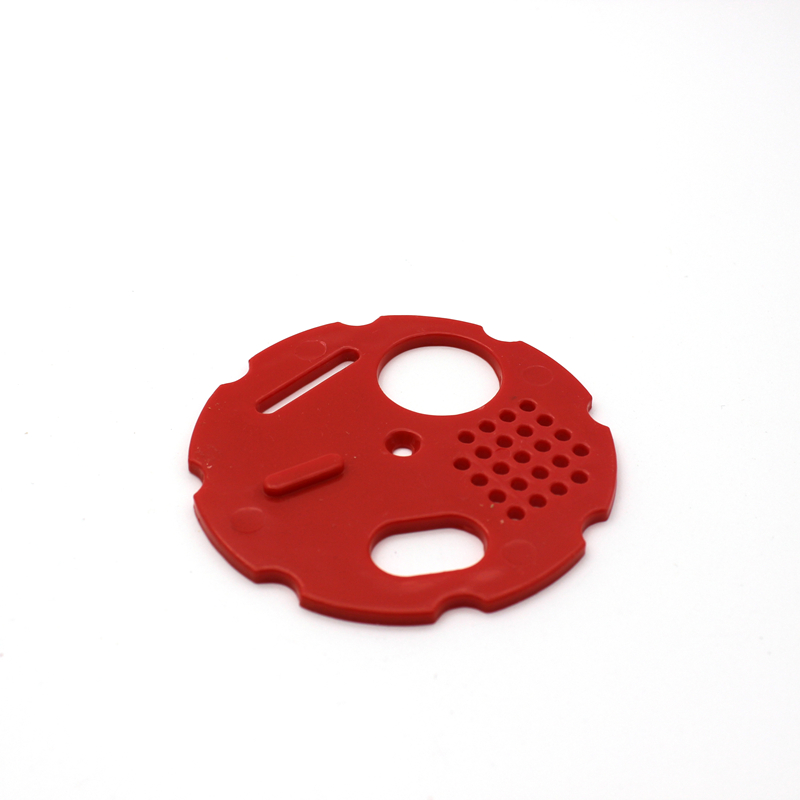 Plastic red bee entrance