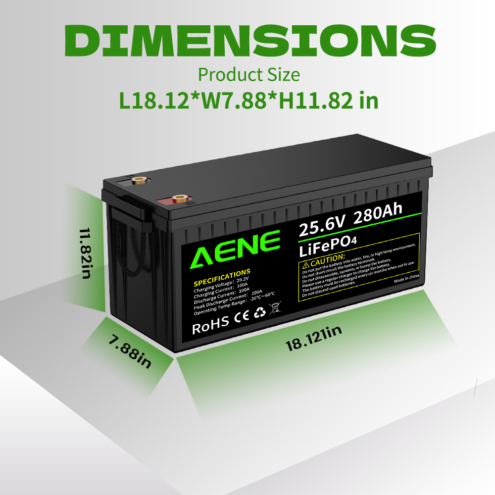 25.6V 280Ah锂离子电池