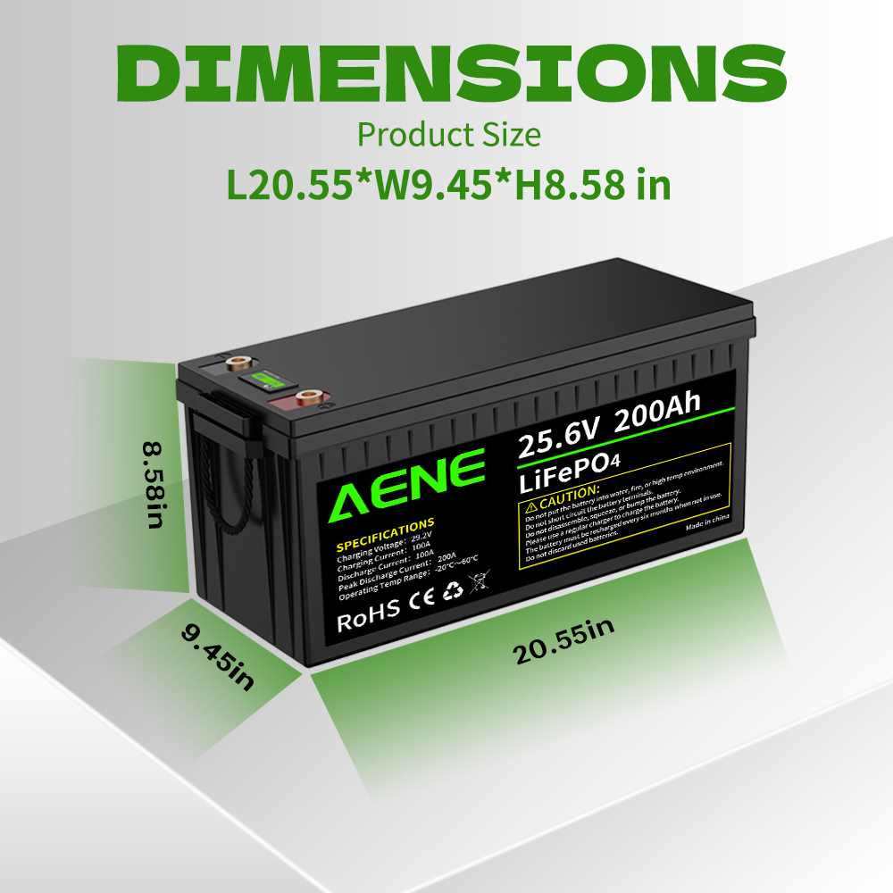 25.6V 200Ah锂离子电池