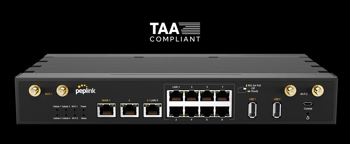 网络链路聚合路由器 Peplink HD4 MBX 5G