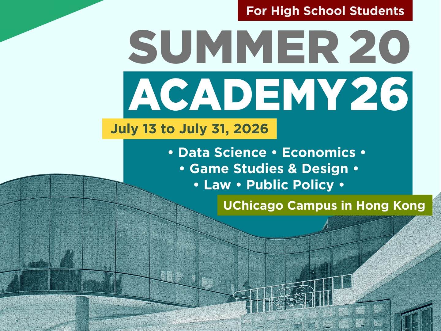 UChicago Summer Academy in Hong Kong 2026