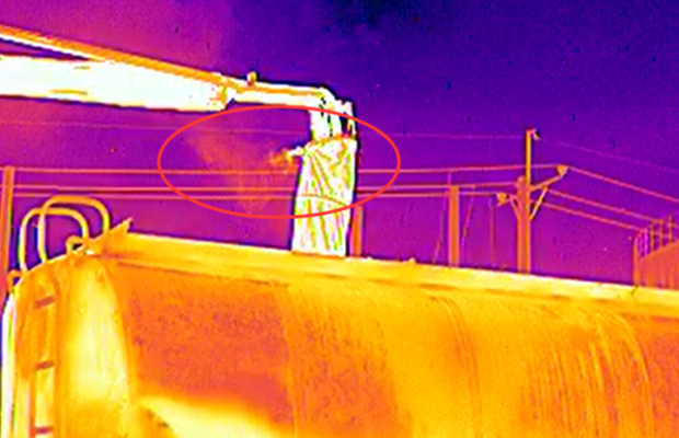 罐区泄漏检测红外热成像技术方案