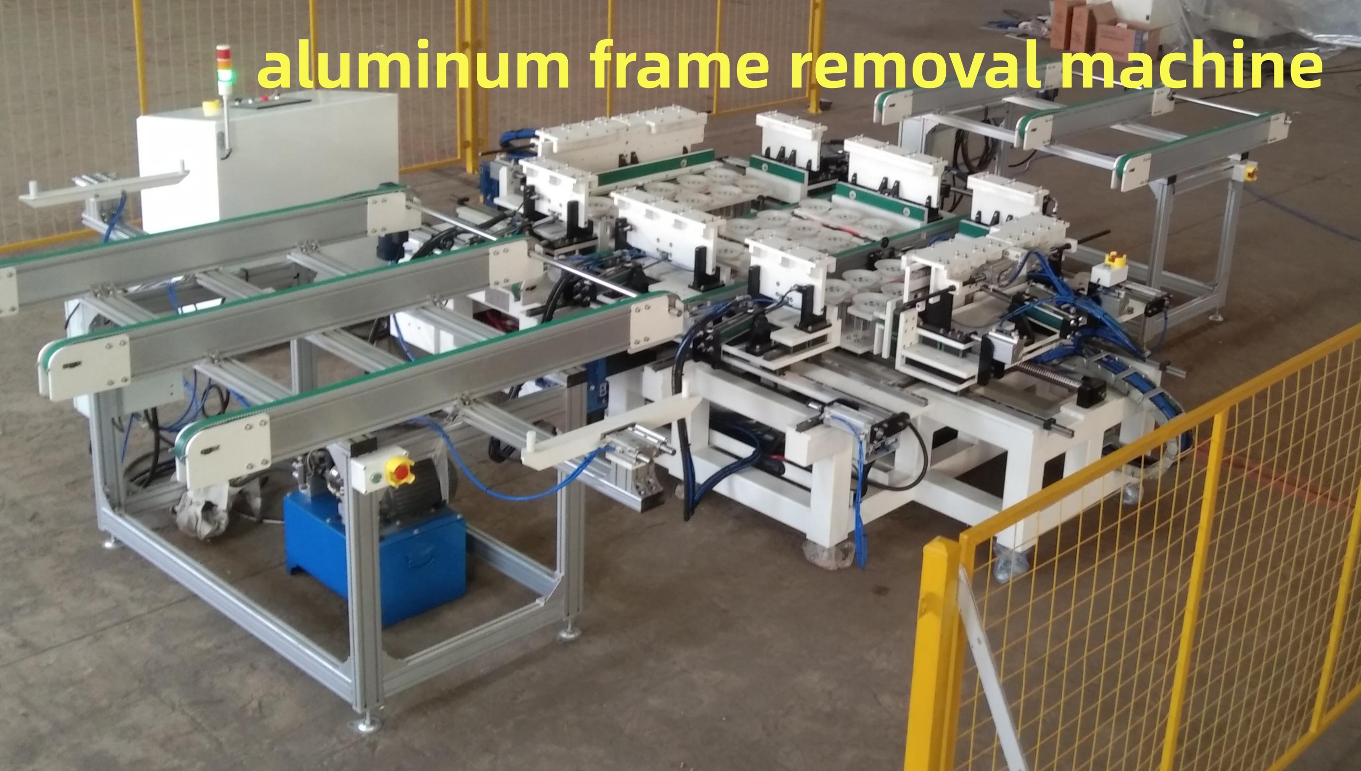 Aluminum Frame Removal Machine
