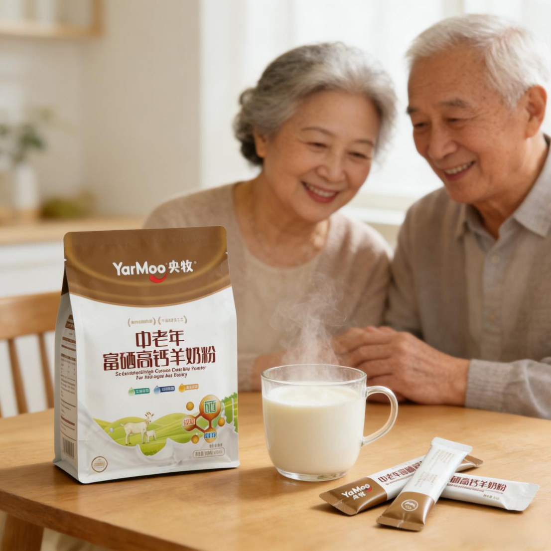 中老年健康焦点：如何应对钙流失与免疫力下降？富硒高钙羊奶粉提供双重守护