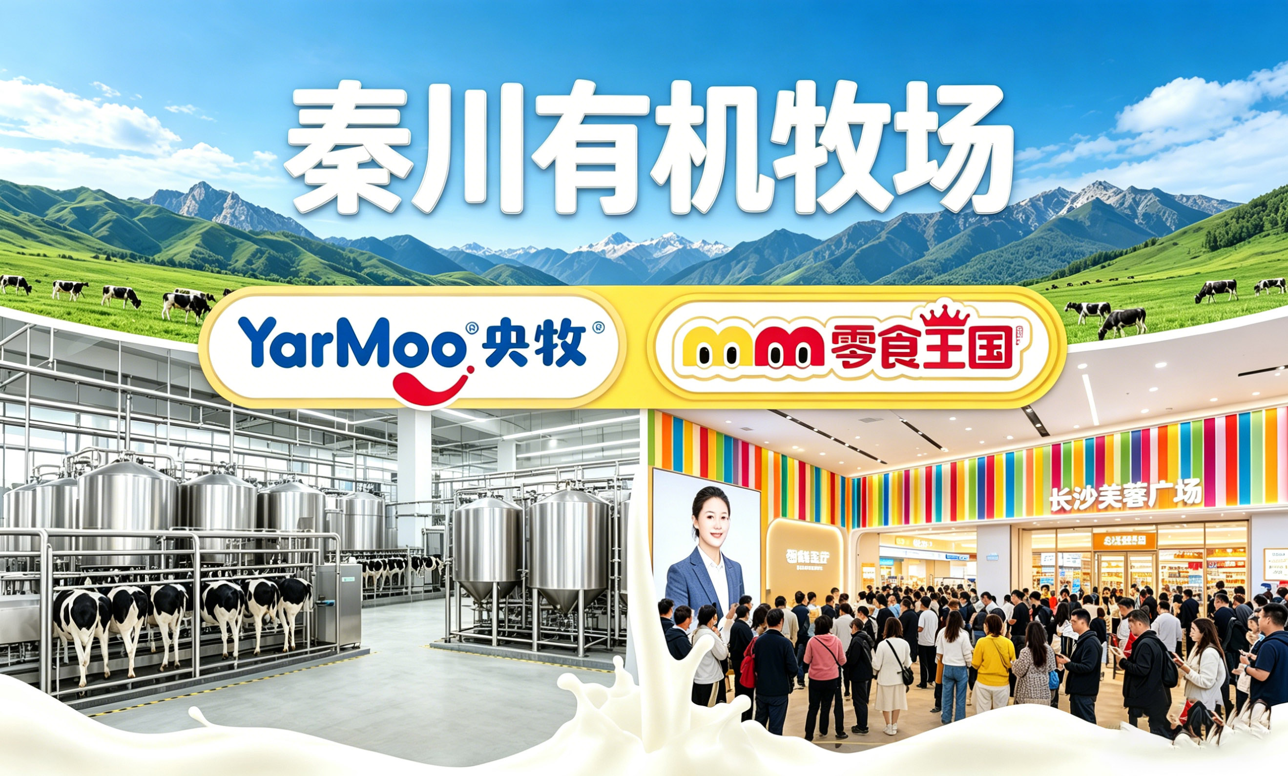 央牧乳业×零食王国 战略结盟：以全产业链领航新消费，共启国民营养与渠道共赢新征程