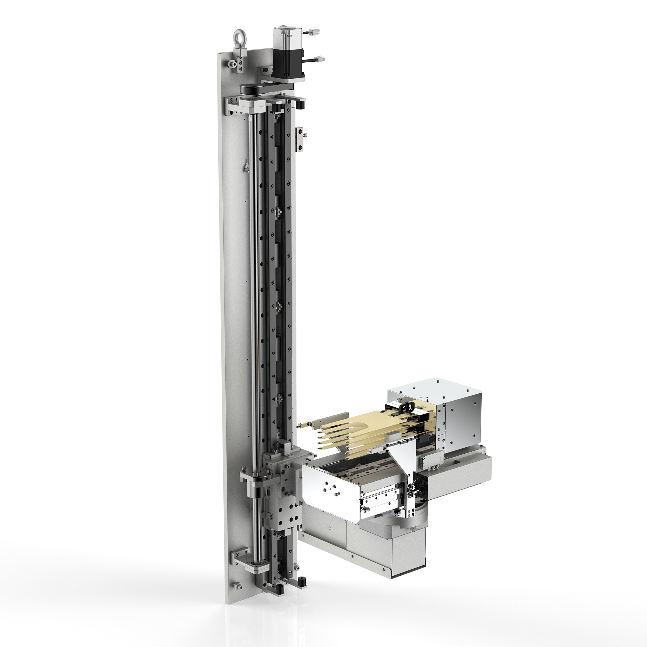 直线5轴大气机械手臂