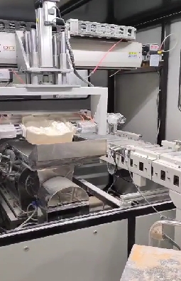 稀土自动化上下料产线（熟料下料）