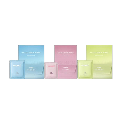 75％酒精湿巾消毒独立包装便携式