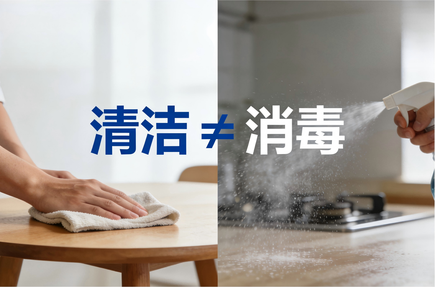 清洁≠消毒！一文搞懂清洗剂与消毒剂的区别