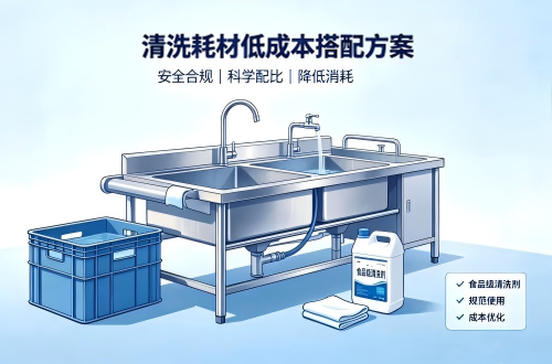 小型食品厂必看！清洗耗材低成本搭配方案
