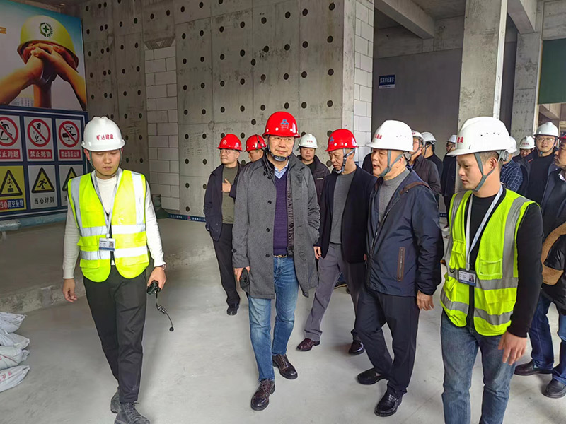 南昌三建建设集团有限公司一行莅临项目参观考察