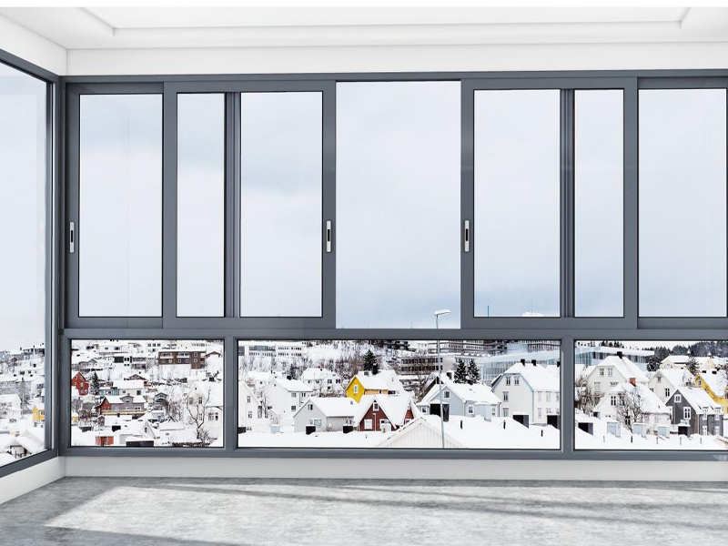 80两轨非断桥推拉窗系列