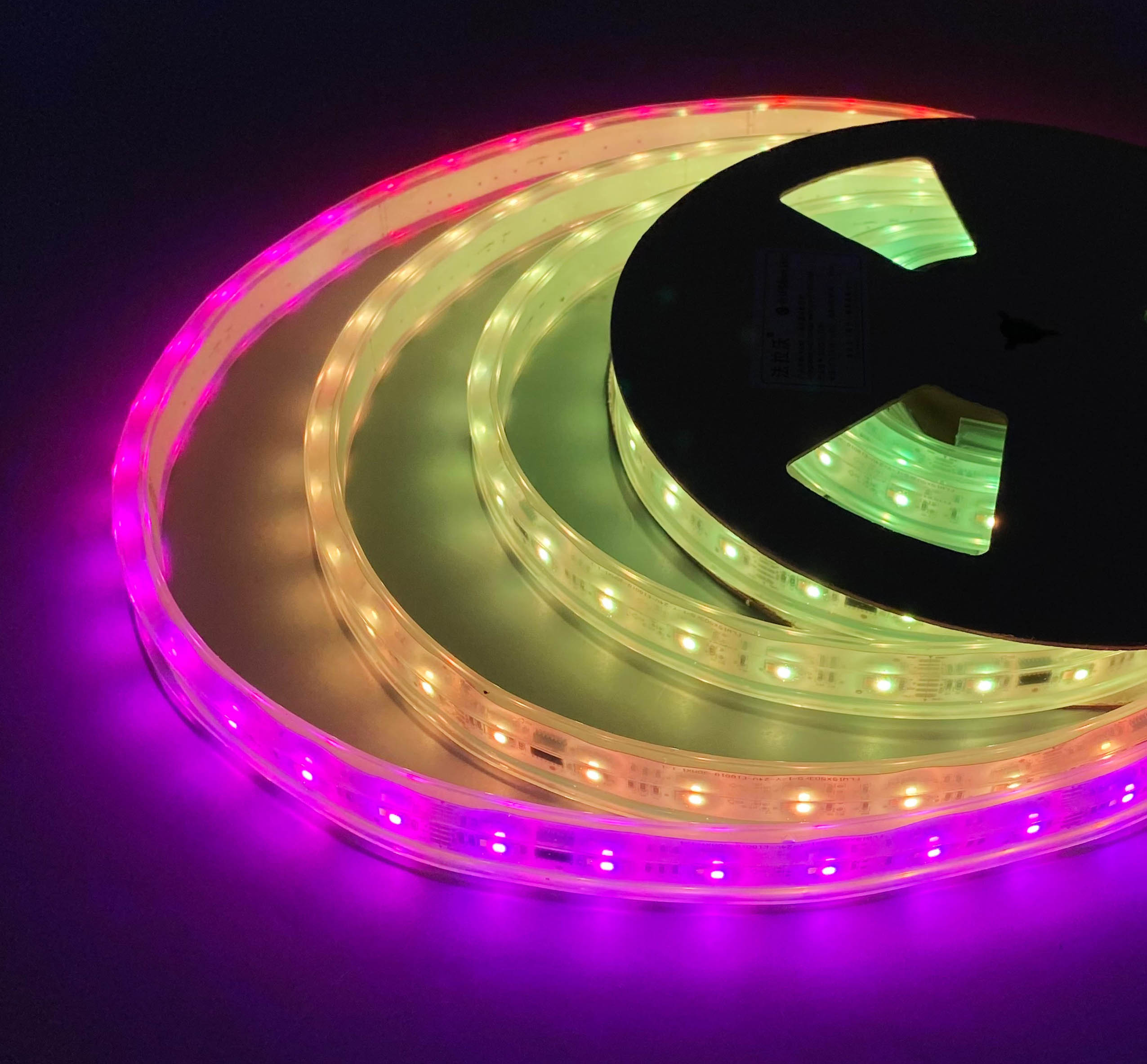 透明DMX512 RGBW软灯带