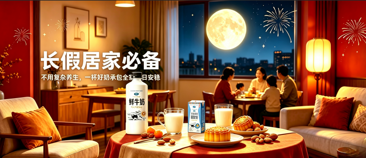 长假居家必备！不用复杂养生，一杯好奶承包全家秋日安稳