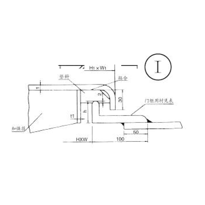 船用风雨密单扇钢质门