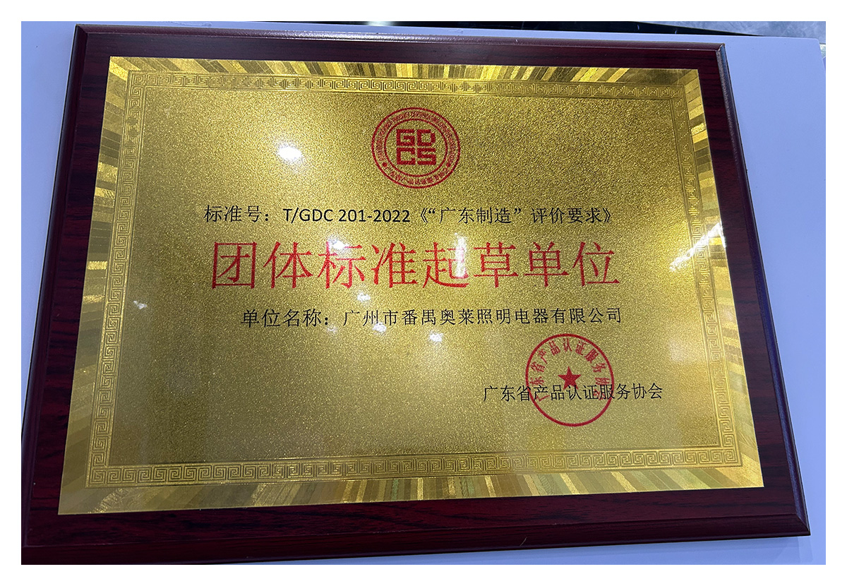 团体标准起草单位