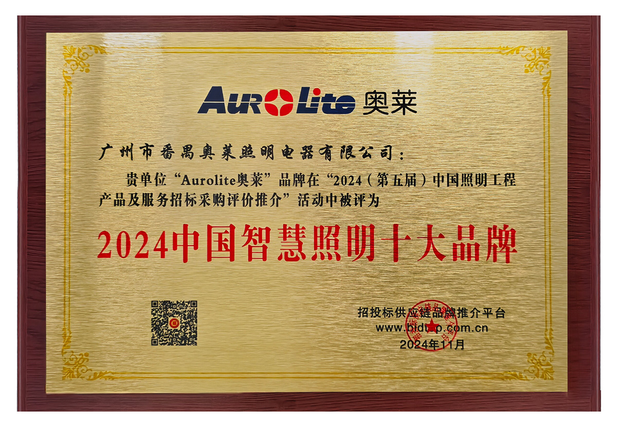 24年 中国智慧照明十大品牌