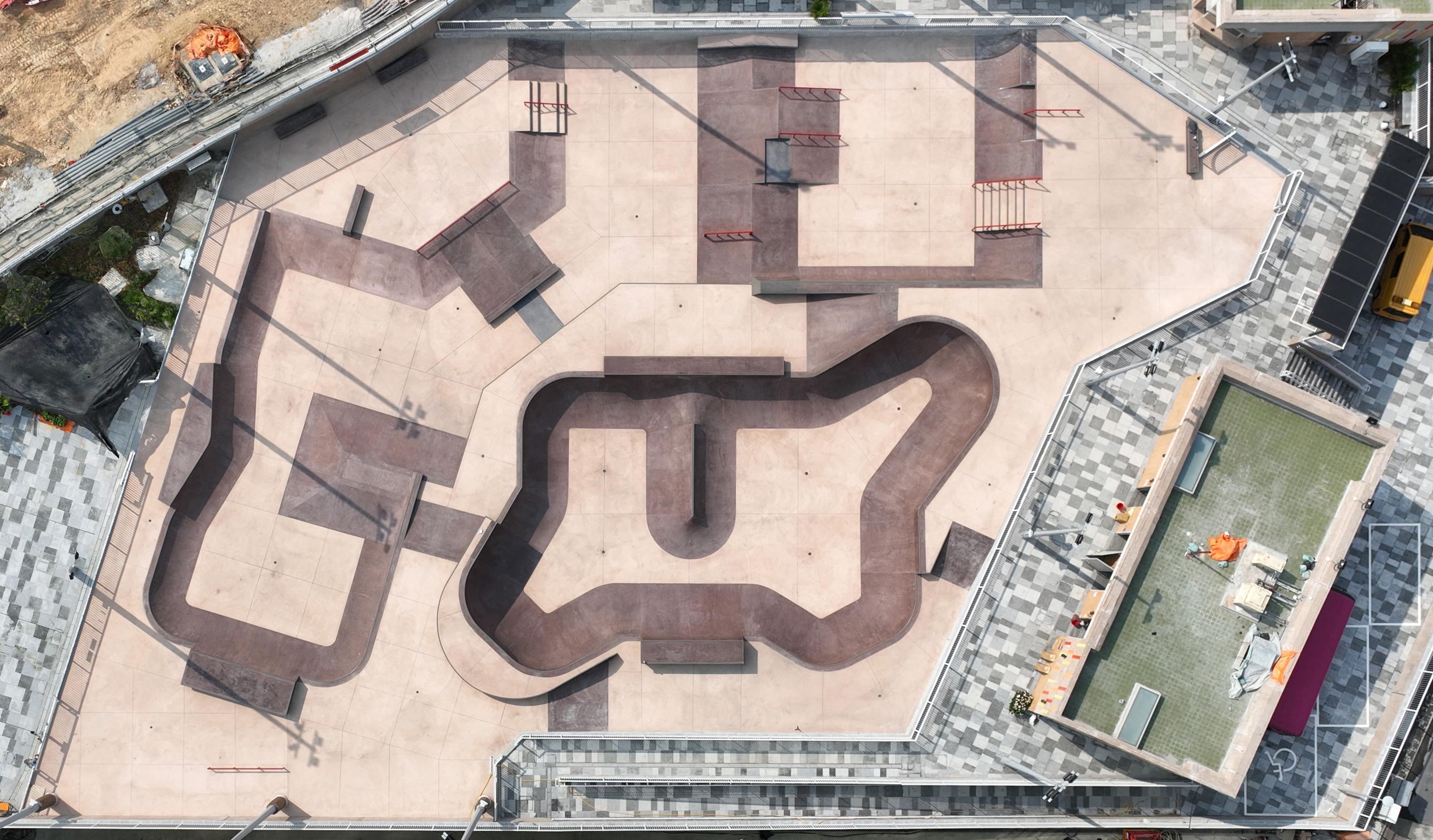 全新粉嶺安樂門街遊樂場今日啓用